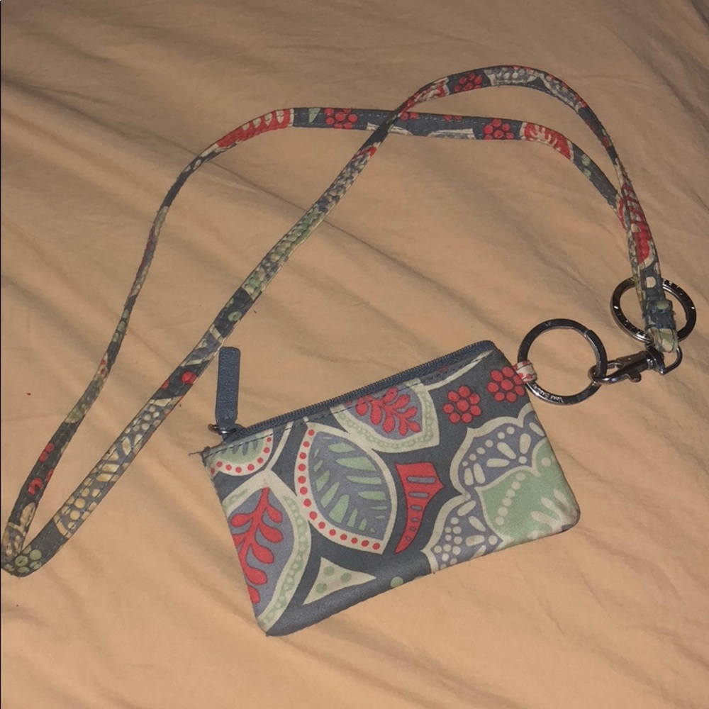 Vera Bradley lanyard wallet